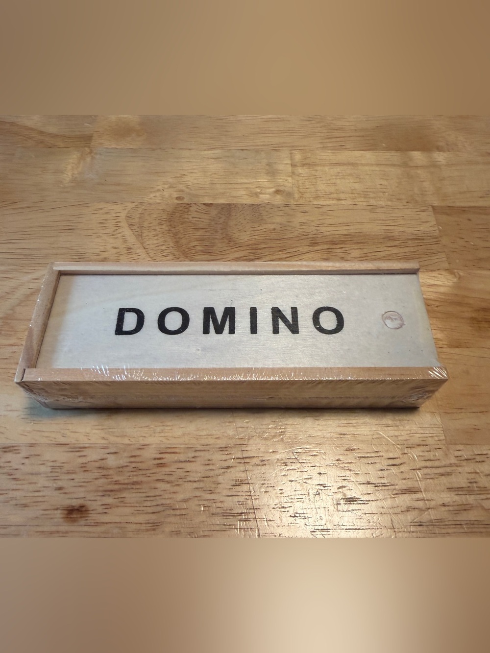 Dominos In Wooden Slide Box Family Fun